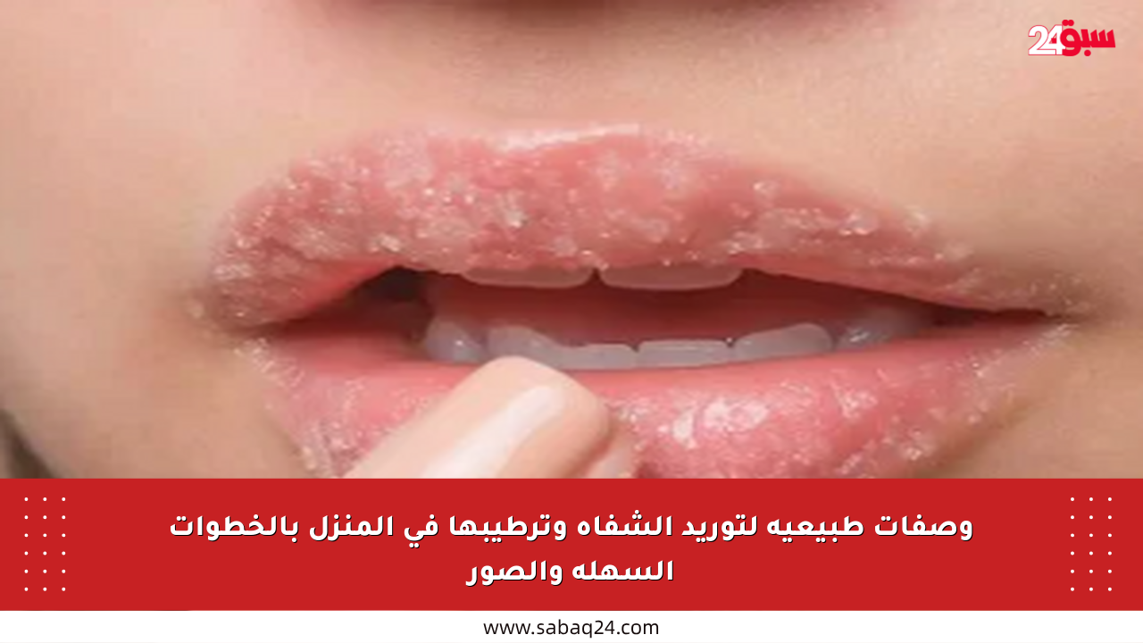 وصفات طبيعية لتوريد الشفاه وترطيبها في المنزل بالخطوات السهلة والصور